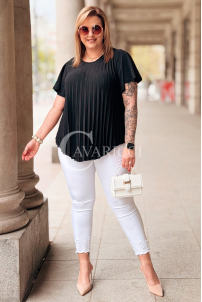 Bluse in Schwarz – Große Größen | Cavaricci.de
