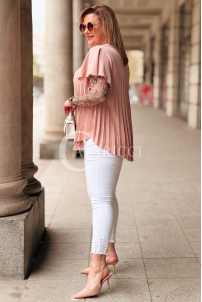 Bluse in Rosa – Große Größen | Cavaricci.de