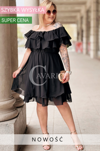 Kleid in Schwarz – Große Größen | Cavaricci.de