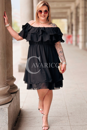 Kleid in Schwarz – Große Größen | Cavaricci.de