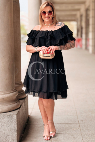 Kleid in Schwarz – Große Größen | Cavaricci.de