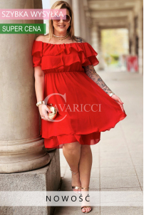 Kleid in Rot – Große Größen | Cavaricci.de