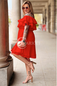 Kleid in Rot – Große Größen | Cavaricci.de