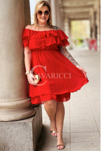 Kleid in Rot – Große Größen | Cavaricci.de