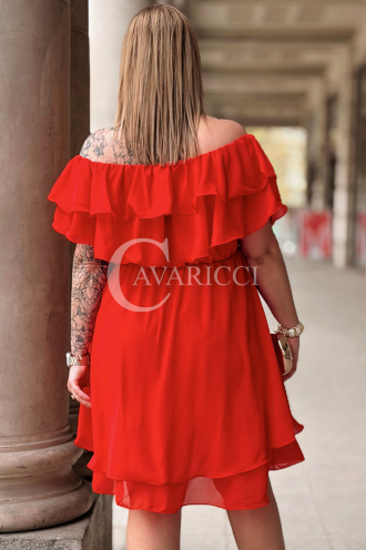 Kleid in Rot – Große Größen | Cavaricci.de