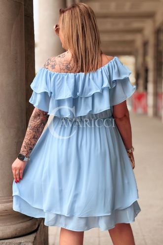 Kleid in Hellblau – Große Größen | Cavaricci.de