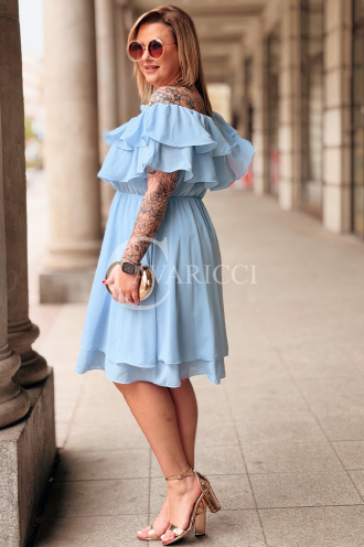 Kleid in Hellblau – Große Größen | Cavaricci.de