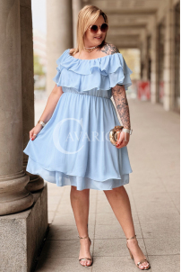 Kleid in Hellblau – Große Größen | Cavaricci.de