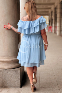 Kleid in Hellblau – Große Größen | Cavaricci.de