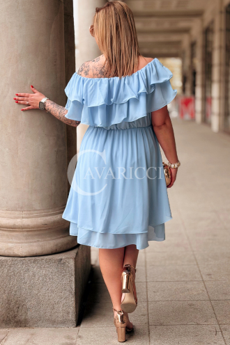 Kleid in Hellblau – Große Größen | Cavaricci.de