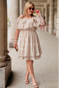 Kleid in Beige – Große Größen | Cavaricci.de