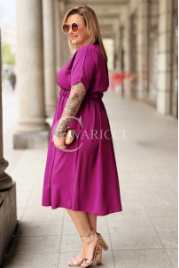 Kleid in Purpur – Große Größen | Cavaricci.de