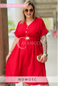 Kleid in Rot – Große Größen | Cavaricci.de