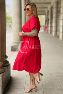 Kleid in Rot – Große Größen | Cavaricci.de