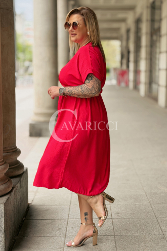 Kleid in Rot – Große Größen | Cavaricci.de