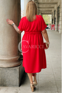 Kleid in Rot – Große Größen | Cavaricci.de