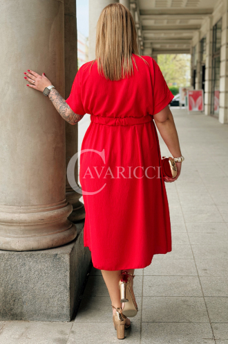 Kleid in Rot – Große Größen | Cavaricci.de