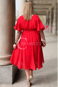 Kleid in Rot – Große Größen | Cavaricci.de