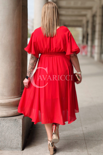 Kleid in Rot – Große Größen | Cavaricci.de