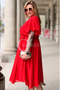 Kleid in Rot – Große Größen | Cavaricci.de