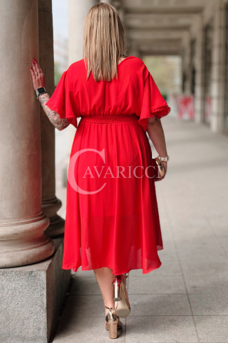 Kleid in Rot – Große Größen | Cavaricci.de