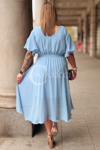 Kleid in Hellblau – Große Größen | Cavaricci.de