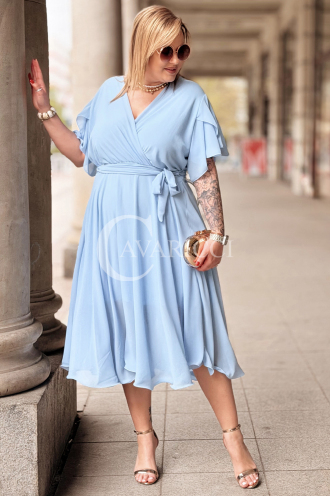 Kleid in Hellblau – Große Größen | Cavaricci.de