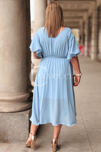 Kleid in Hellblau – Große Größen | Cavaricci.de