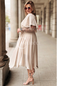 Kleid in Beige – Große Größen | Cavaricci.de