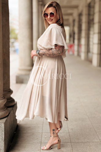 Kleid in Beige – Große Größen | Cavaricci.de