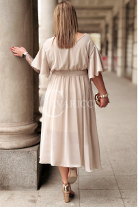 Kleid in Beige – Große Größen | Cavaricci.de
