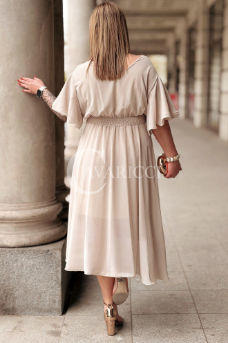 Kleid in Beige – Große Größen | Cavaricci.de
