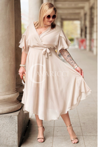 Kleid in Beige – Große Größen | Cavaricci.de