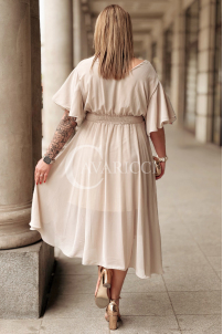Kleid in Beige – Große Größen | Cavaricci.de