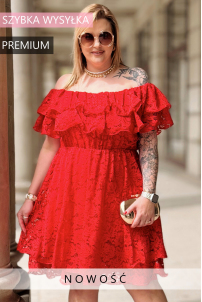 Kleid in Rot – Große Größen | Cavaricci.de