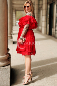 Kleid in Rot – Große Größen | Cavaricci.de