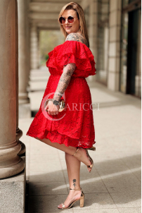 Kleid in Rot – Große Größen | Cavaricci.de