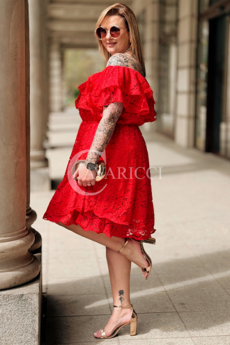 Kleid in Rot – Große Größen | Cavaricci.de