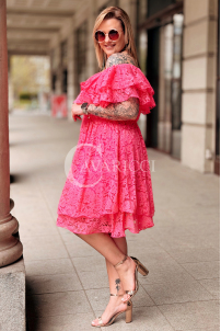 Kleid in Fuchsia – Große Größen | Cavaricci.de