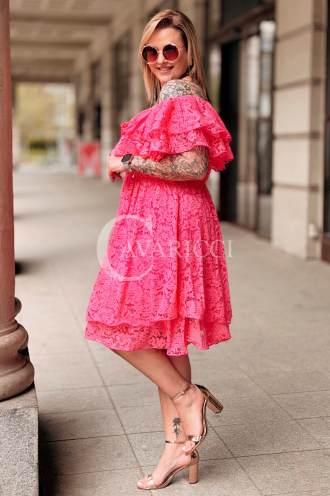 Kleid in Fuchsia – Große Größen | Cavaricci.de
