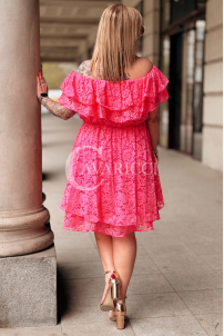Kleid in Fuchsia – Große Größen | Cavaricci.de