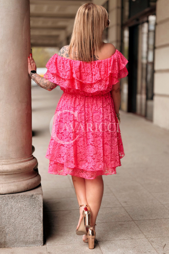 Kleid in Fuchsia – Große Größen | Cavaricci.de