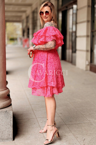 Kleid in Fuchsia – Große Größen | Cavaricci.de