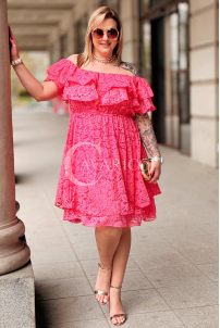 Kleid in Fuchsia – Große Größen | Cavaricci.de