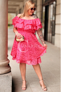 Kleid in Fuchsia – Große Größen | Cavaricci.de