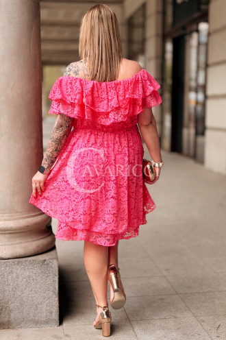 Kleid in Fuchsia – Große Größen | Cavaricci.de