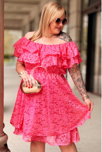 Kleid in Fuchsia – Große Größen | Cavaricci.de