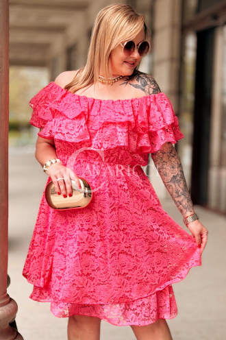 Kleid in Fuchsia – Große Größen | Cavaricci.de