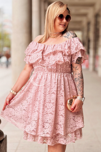 Kleid in Rosa – Große Größen | Cavaricci.de