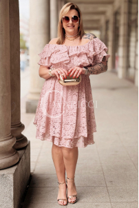 Kleid in Rosa – Große Größen | Cavaricci.de